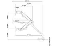 Neomounts FPMA-D750BLACK - 1060669 - zdjęcie 2